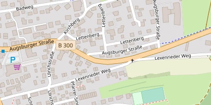 Hochzeitslocation auf Satellitenbild