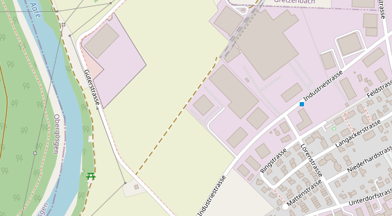 Hochzeitslocation auf Satellitenbild