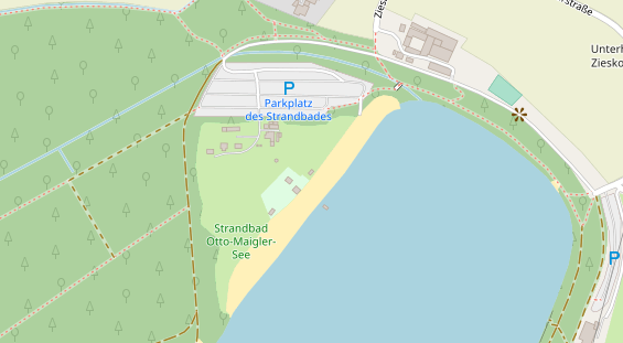 Hochzeitslocation auf Satellitenbild