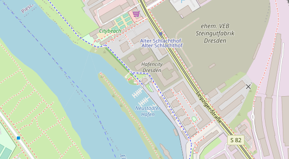 Hochzeitslocation auf Satellitenbild