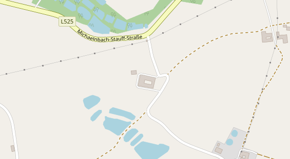 Hochzeitslocation auf Satellitenbild