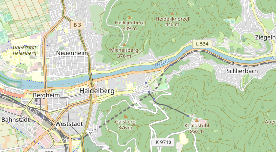 Hochzeitslocation auf Karte