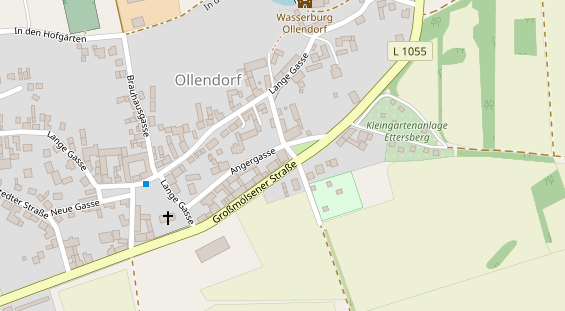 Hochzeitslocation auf Satellitenbild