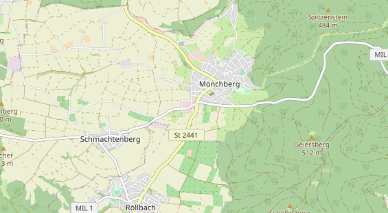 Lieu de mariage sur la carte