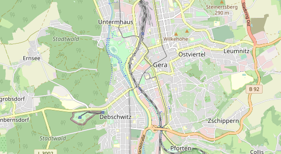 Lieu de mariage sur la carte