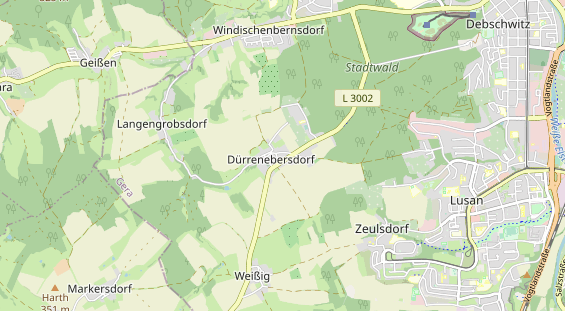 Lieu de mariage sur la carte