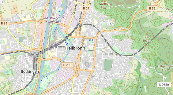 Lieu de mariage sur la carte