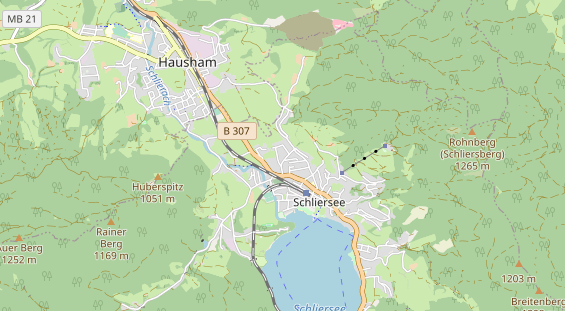 Hochzeitslocation auf Karte