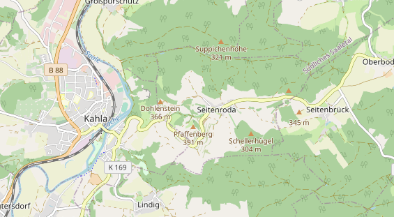 Trouwlocatie op kaart