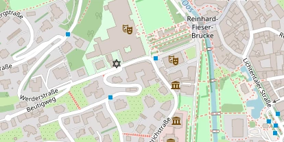 Hochzeitslocation auf Satellitenbild