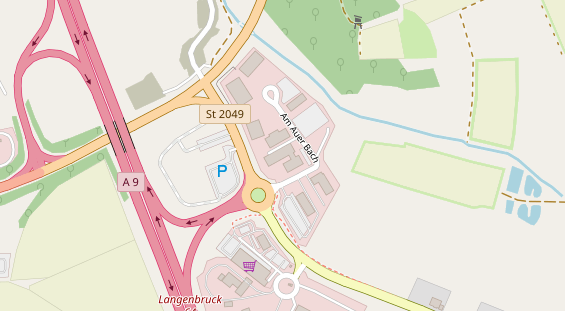 Hochzeitslocation auf Satellitenbild