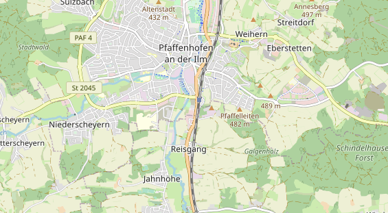 Hochzeitslocation auf Karte