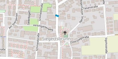 Hochzeitslocation auf Satellitenbild