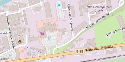 Hochzeitslocation auf Satellitenbild