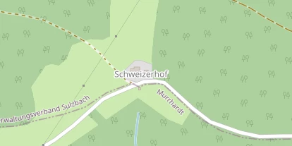 Hochzeitslocation auf Satellitenbild