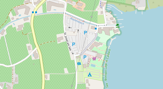 Hochzeitslocation auf Satellitenbild