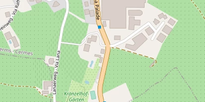Hochzeitslocation auf Satellitenbild