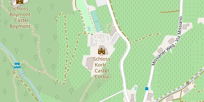 Hochzeitslocation auf Satellitenbild