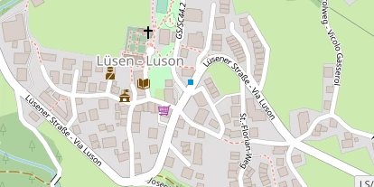 Hochzeitslocation auf Satellitenbild