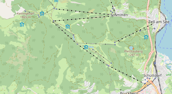 Lieu de mariage sur la carte