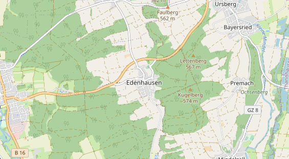 Hochzeitslocation auf Karte