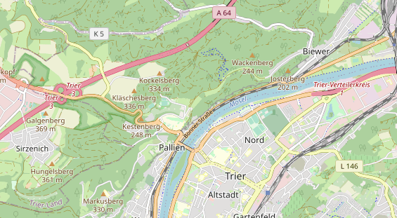 wedding venue on map