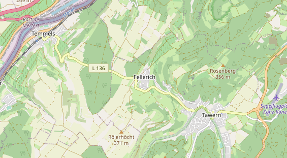 wedding venue on map