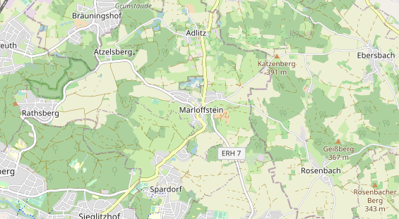 Hochzeitslocation auf Karte