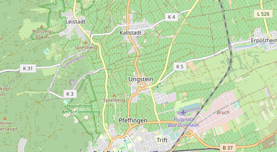 Lieu de mariage sur la carte