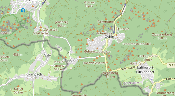 Hochzeitslocation auf Karte