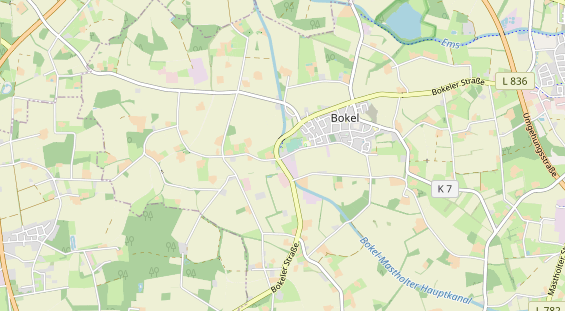 Lieu de mariage sur la carte