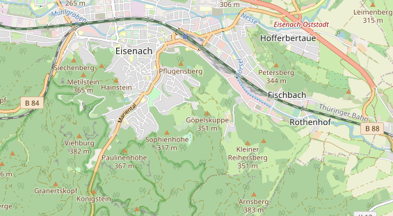 Trouwlocatie op kaart