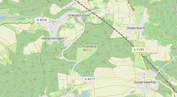 Hochzeitslocation auf Karte
