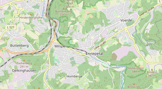 Hochzeitslocation auf Karte