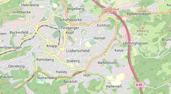 wedding venue on map