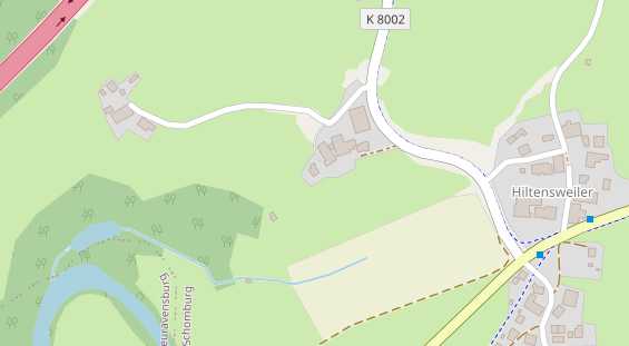 Hochzeitslocation auf Satellitenbild