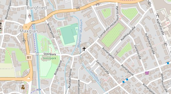 Hochzeitslocation auf Satellitenbild