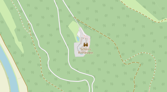 Hochzeitslocation auf Satellitenbild