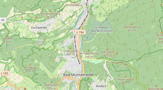 wedding venue on map