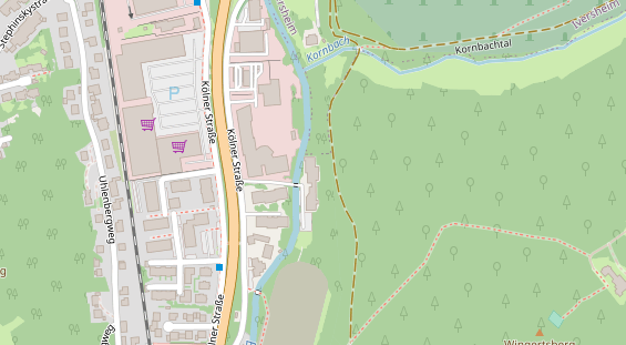 Hochzeitslocation auf Satellitenbild