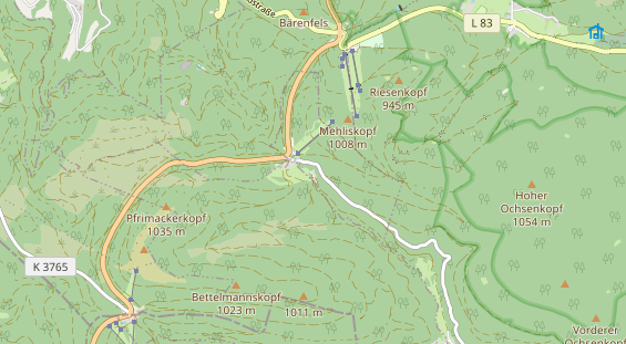 wedding venue on map