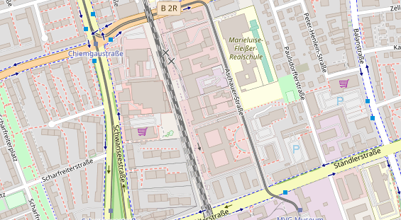 Hochzeitslocation auf Satellitenbild