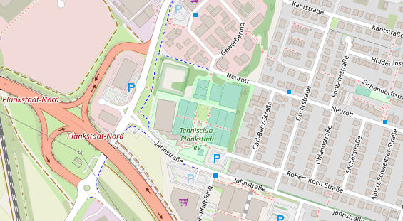 Hochzeitslocation auf Satellitenbild