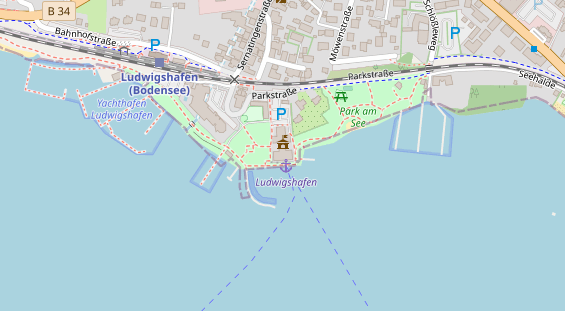 Hochzeitslocation auf Satellitenbild