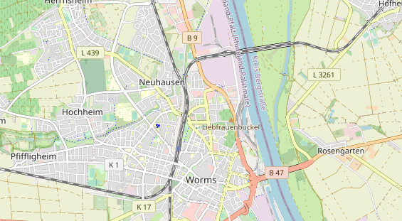 Hochzeitslocation auf Karte