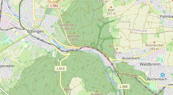 Hochzeitslocation auf Karte
