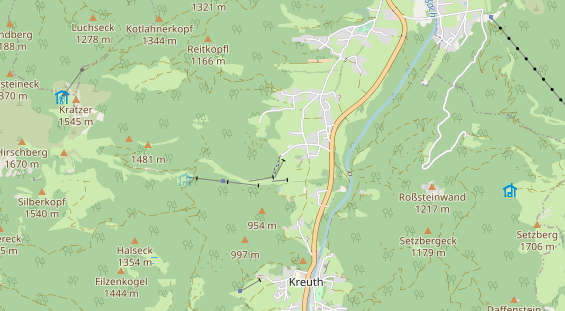 Lieu de mariage sur la carte