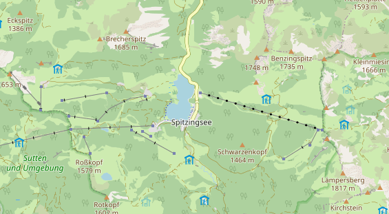Hochzeitslocation auf Karte