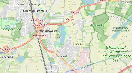 Hochzeitslocation auf Karte
