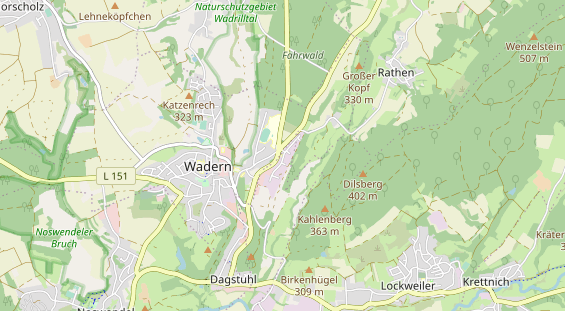 Hochzeitslocation auf Karte